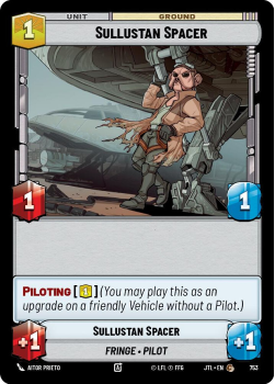 Sullustan Spacer (FOIL) single card from Star Wars Unlimited