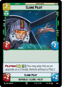 Clone Pilot (FOIL) single card from Star Wars Unlimited