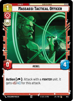 Massassi Tactical Officer (FOIL) single card from Star Wars Unlimited