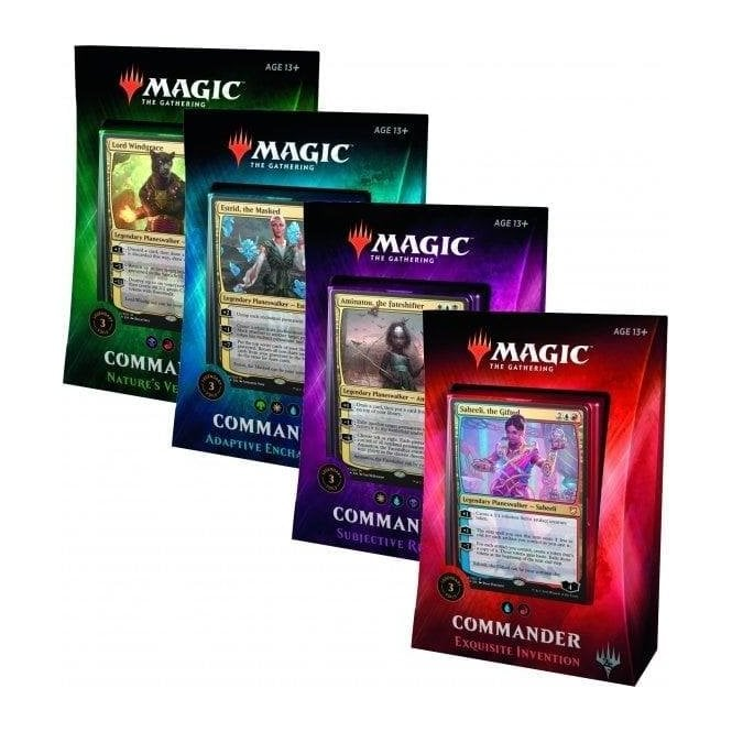 Magic the Gathering : Commander 2018 Deck - Set of 4 Magic the Gathering : Commander 2018 Deck - Set of 4