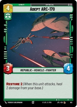 Adept ARC-170 (FOIL) single card from Star Wars Unlimited