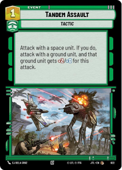 Tandem Assault (FOIL) single card from Star Wars Unlimited