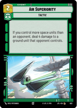 Air Superiority (FOIL) single card from Star Wars Unlimited