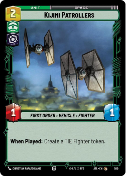 Kijimi Patrollers (FOIL) single card from Star Wars Unlimited