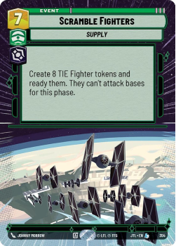 Scramble Fighters (HYPERSPACE) single card from Star Wars Unlimited