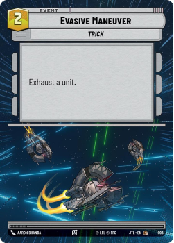 Evasive Maneuver (HYPERSPACE FOIL) single card from Star Wars Unlimited