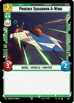 Phoenix Squadron A-Wing (FOIL) single card from Star Wars Unlimited