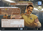 Lando Calrissian - Buying Time (SHOWCASE) : 999 JUMP TO LIGHTSPEED - Star Wars Unlimited Single Card
