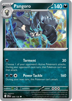 Pangoro single card from Pokemon