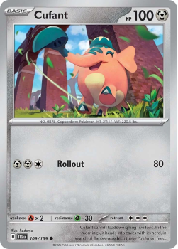 Cufant single card from Pokemon 