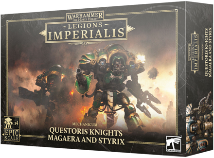 Mechanicum Questoris Knights Magaera and Styrix