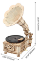 ROKR DIY Crank Classic Gramophone LKB01 - Image 3