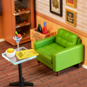 Rolife Leisurely Cheers Bar DIY Miniature House DW012 - Image 4