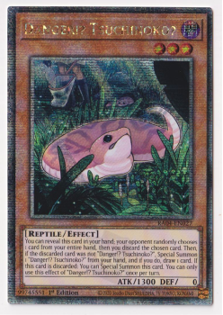 Danger!? Tsuchinoko? (Quarter Century Secret Rare) : RA04-EN027 - single card from Yu-Gi-Oh!