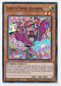 Live Twin Ki-sikil (Super Rare) : RA04-EN035 - single card from Yu-Gi-Oh!