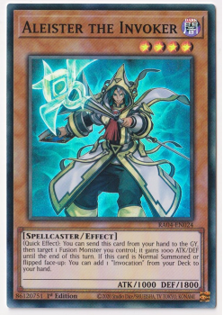 Aleister the Invoker (alternate artwork)(Super Rare) : RA04-EN024 - single card from Yu-Gi-Oh!