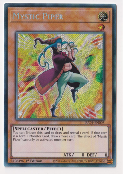 Mystic Piper (Secret Rare) : RA04-EN005 - single card from Yu-Gi-Oh!