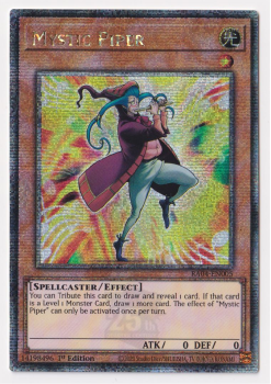 Mystic Piper (Quarter Century Secret Rare) : RA04-EN005 - single card from Yu-Gi-Oh!
