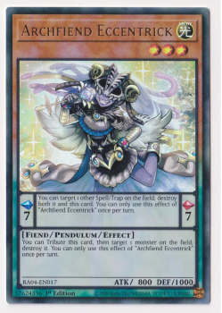 Archfiend Eccentrick (Ultra Rare) : RA04-EN017 - single card from Yu-Gi-Oh!