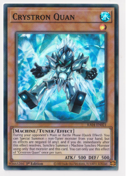Crystron Quan (Super Rare) : RA04-EN021 - single card from Yu-Gi-Oh!