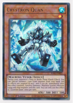 Crystron Quan (Ultra Rare) : RA04-EN021 - single card from Yu-Gi-Oh!