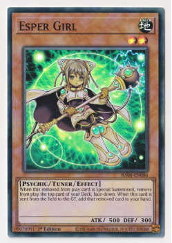Esper Girl (Super Rare) : RA04-EN006 - single card from Yu-Gi-Oh!