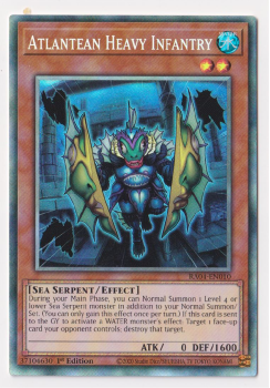 Atlantean Heavy Infantry (Collector's Rare) : RA04-EN010 - single card from Yu-Gi-Oh!