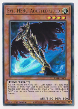Evil HERO Adusted Gold (Ultra Rare) : RA04-EN029 - single card from Yu-Gi-Oh!