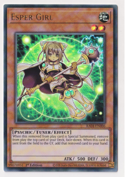 Esper Girl (Ultra Rare) : RA04-EN006 - single card from Yu-Gi-Oh!