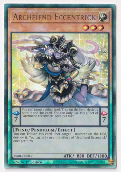 Archfiend Eccentrick (Ultimate Rare) : RA04-EN017 - single card from Yu-Gi-Oh!