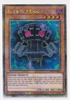 Edge Imp Chain (Quarter Century Secret Rare) : RA04-EN014 - single card from Yu-Gi-Oh!