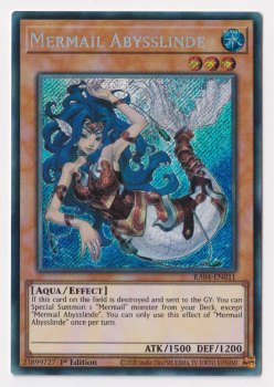 Mermail Abysslinde (Secret Rare) : RA04-EN011 - single card from Yu-Gi-Oh!