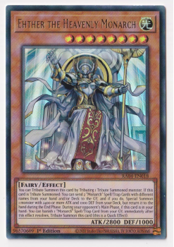Ehther the Heavenly Monarch (Ultra Rare) : RA04-EN018 - single card from Yu-Gi-Oh!