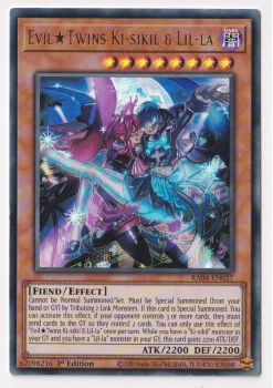 Evil Twins Ki-sikil & Lil-la (Ultra Rare) : RA04-EN037 - single card from Yu-Gi-Oh!