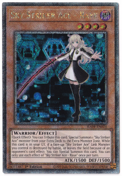 Sky Striker Ace - Raye (Quarter Century Secret Rare) : RA04-EN026 - single card from Yu-Gi-Oh!