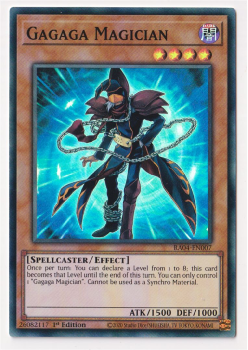 Gagaga Magician (Super Rare) : RA04-EN007 - single card from Yu-Gi-Oh!