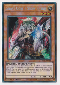 Ghost Ogre & Snow Rabbit (Secret Rare) : RA04-EN015 - single card from Yu-Gi-Oh!