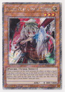 Ghost Ogre & Snow Rabbit (Platinum Secret Rare) : RA04-EN015 - single card from Yu-Gi-Oh!