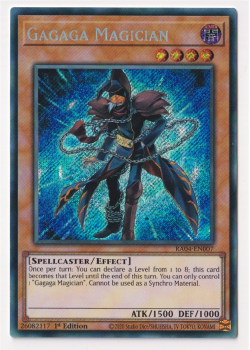 Gagaga Magician (Secret Rare) : RA04-EN007 - single card from Yu-Gi-Oh!