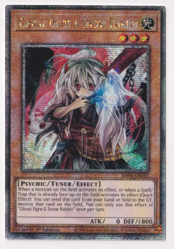Ghost Ogre & Snow Rabbit (Quarter Century Secret Rare) : RA04-EN015 - single card from Yu-Gi-Oh!