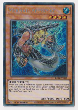 Mermail Abysspike (Secret Rare) : RA04-EN012 - single card from Yu-Gi-Oh!