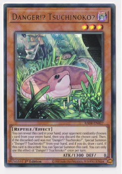 Danger!? Tsuchinoko? (Ultra Rare) : RA04-EN027 - single card from Yu-Gi-Oh!