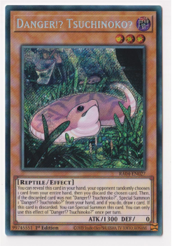 Danger!? Tsuchinoko? (Secret Rare) : RA04-EN027 - single card from Yu-Gi-Oh!