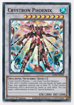 Crystron Phoenix (Super Rare) : RA04-EN058 - single card from Yu-Gi-Oh!