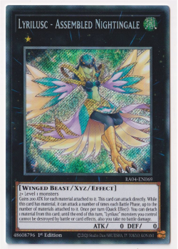 Lyrilusc - Assembled Nightingale (Secret Rare) : RA04-EN069 - single card from Yu-Gi-Oh!