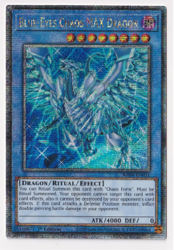 Blue-Eyes Chaos MAX Dragon (new artwork)(Quarter Century Secret Rare) : RA04-EN051 - single card from Yu-Gi-Oh!