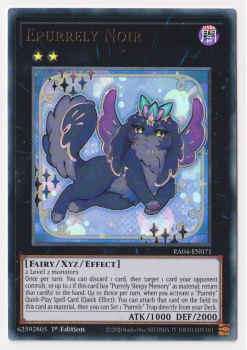 Epurrely Noir (Ultra Rare) : RA04-EN071 - single card from Yu-Gi-Oh!