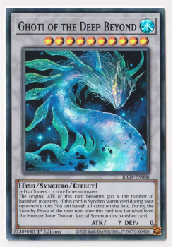 Ghoti of the Deep Beyond (Super Rare) : RA04-EN060 - single card from Yu-Gi-Oh!