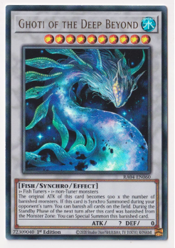 Ghoti of the Deep Beyond (Ultra Rare) : RA04-EN060 - single card from Yu-Gi-Oh!