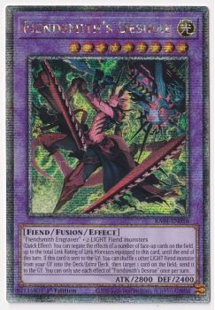 Fiendsmith's Desirae (Quarter Century Secret Rare) : RA04-EN056 - single card from Yu-Gi-Oh!